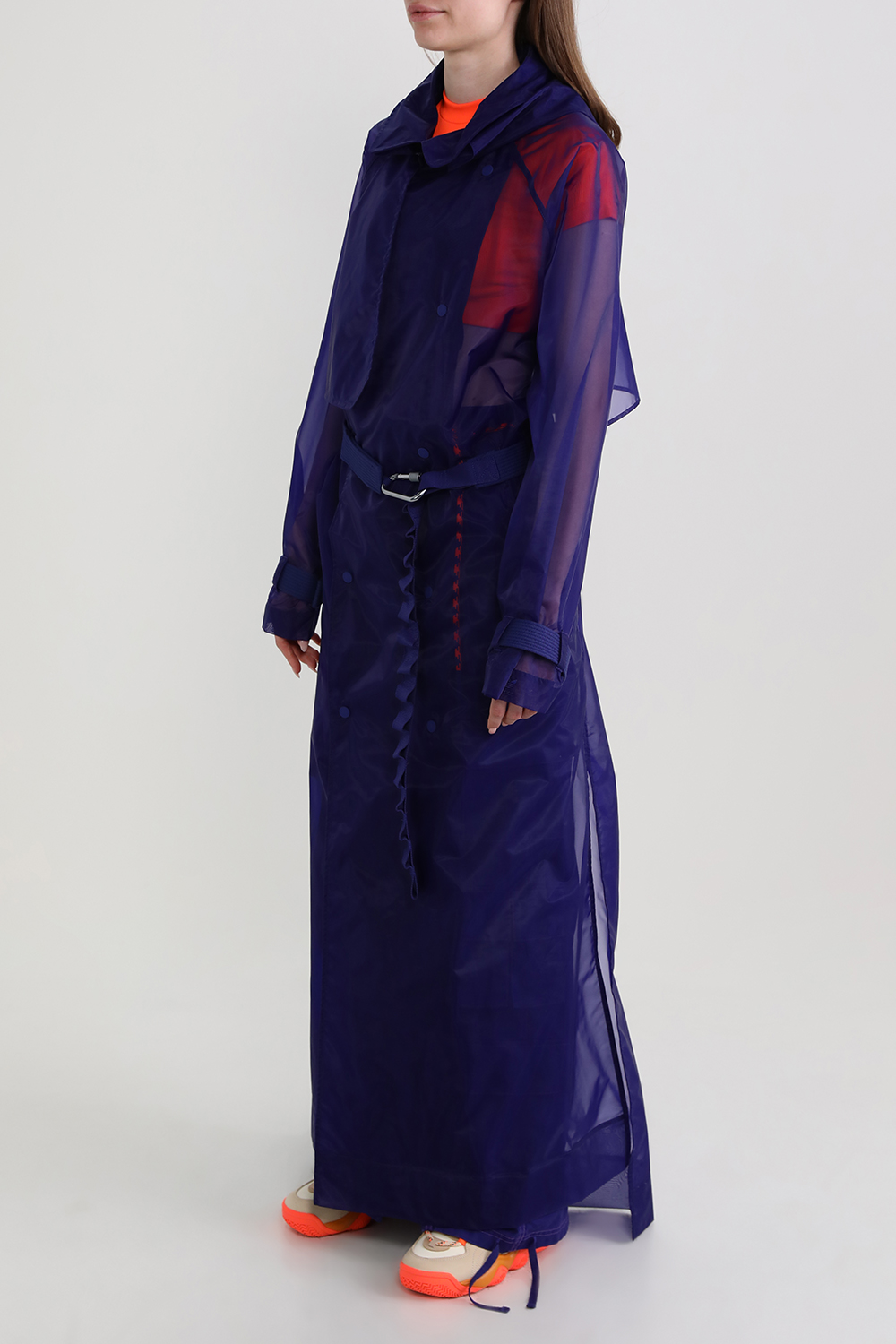 תמונת דוגמן קידמית של אדידס X אייבי פארק מעייל ניילון ארוך