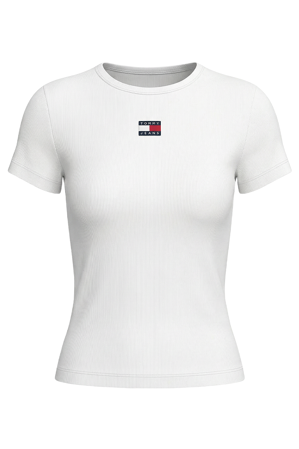 תמונה קידמית של חולצת טי ריב סלים פיט