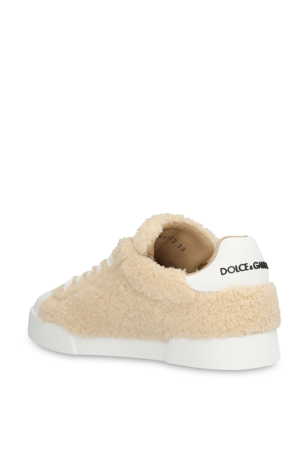 תמונה אחורית של נעלי סניקרס פרווה