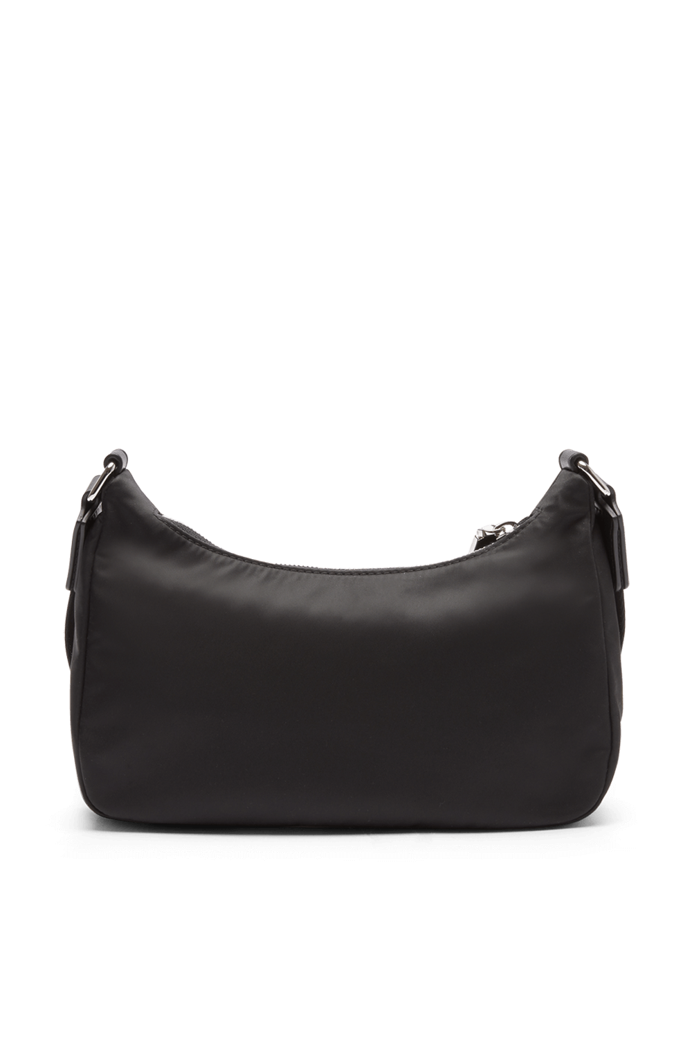 תמונה אחורית של תיק קרוס שחור בגימור ניילון