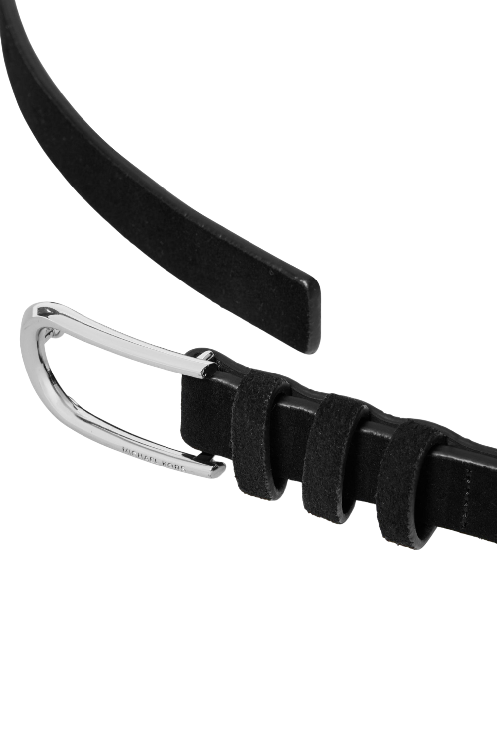 תמונה אחורית של חגורת עור