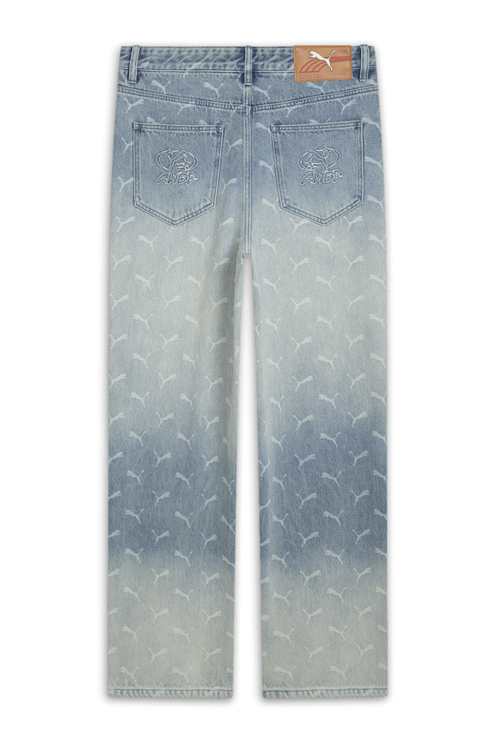 תמונה אחורית של פומה X אייסאפ רוקי מכנסי ג'ינס