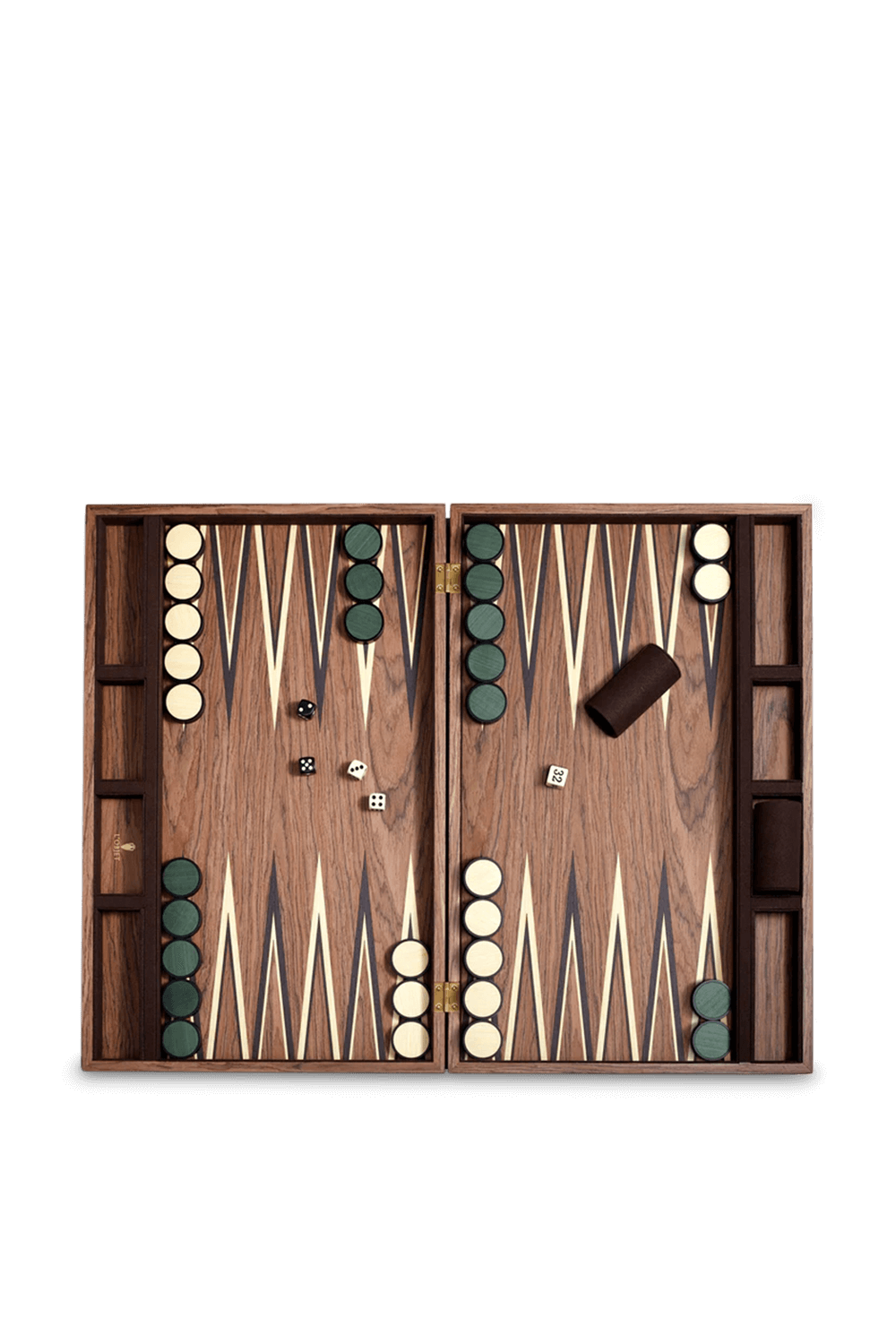 תמונה אחורית של משחק שש-בש