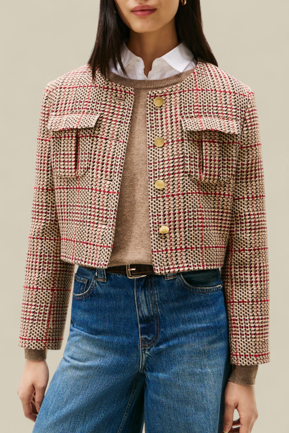 תמונת דוגמן קידמית של ז'קט טוויד