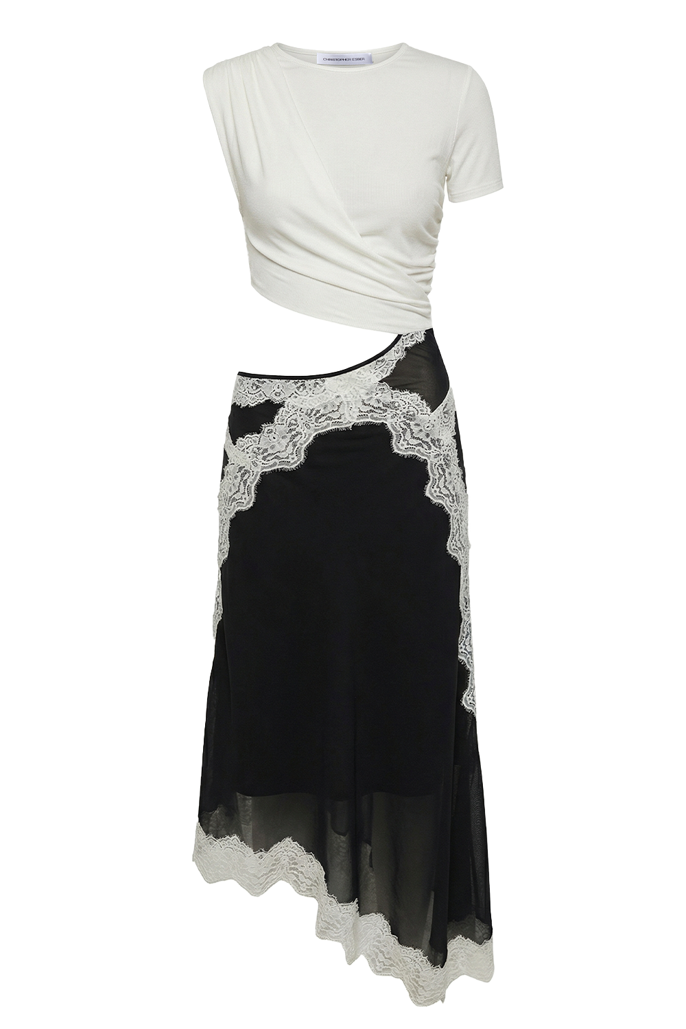 תמונה קידמית של שמלת קאט אאוט