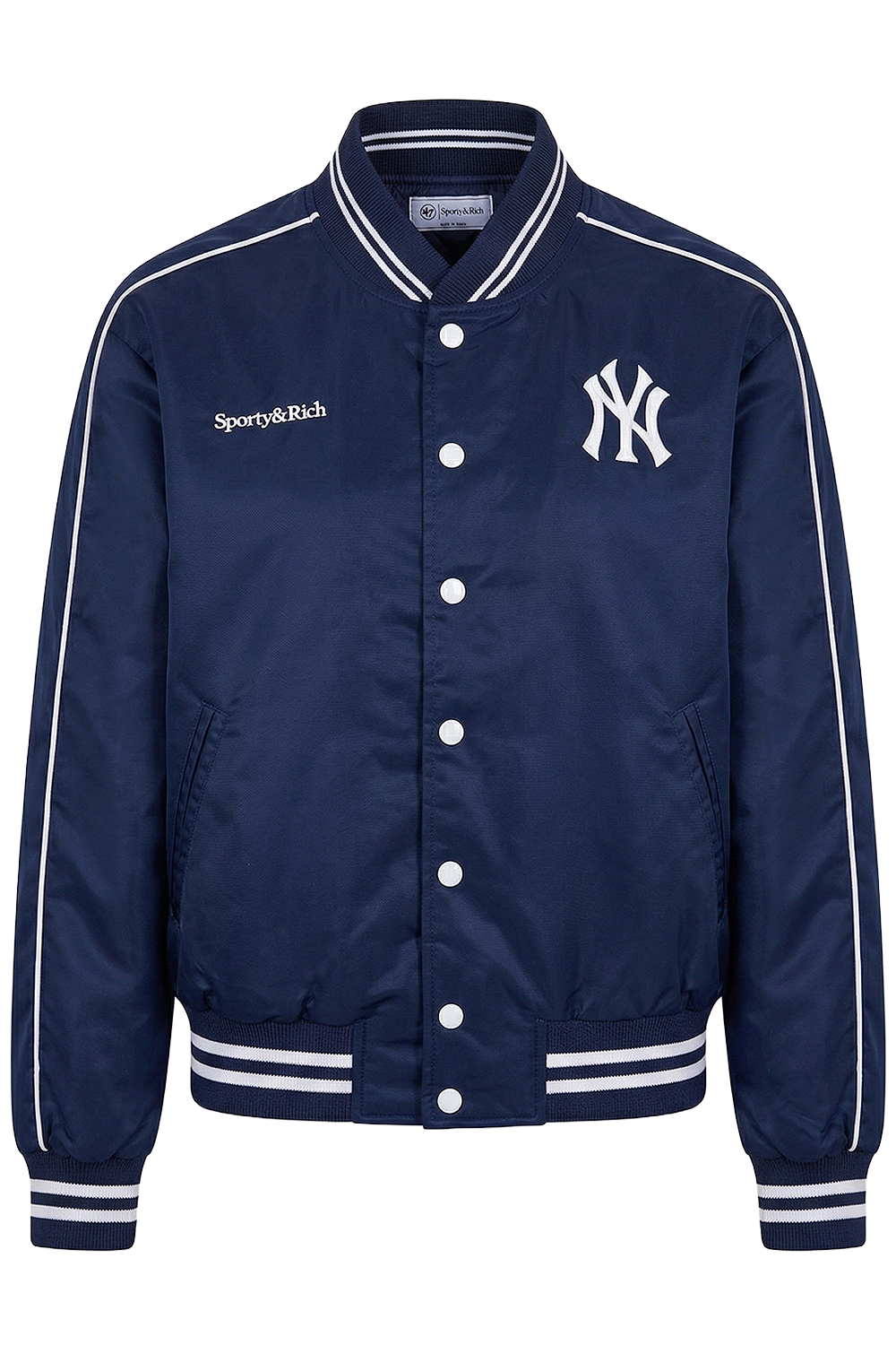 תמונה קידמית של מעיל בייסבול