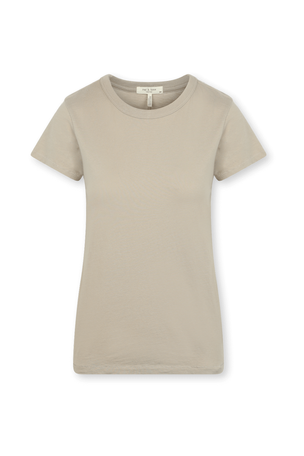 תמונה קידמית של חולצת טי בגוון בז'