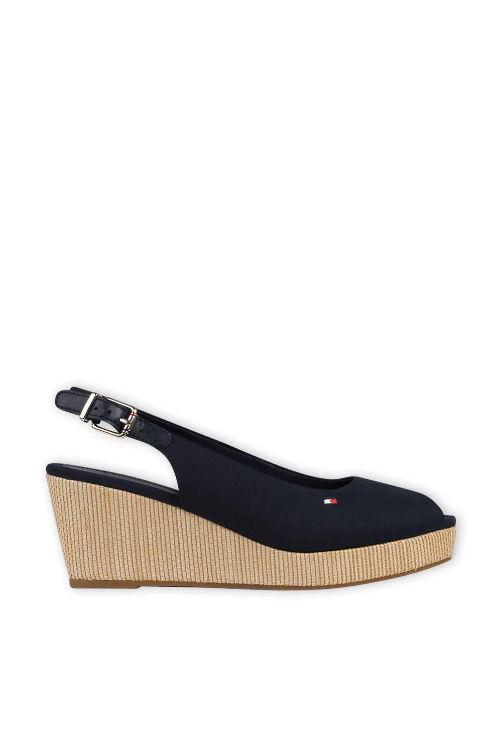 תמונה קידמית של High Heel Espadrilles in Navy