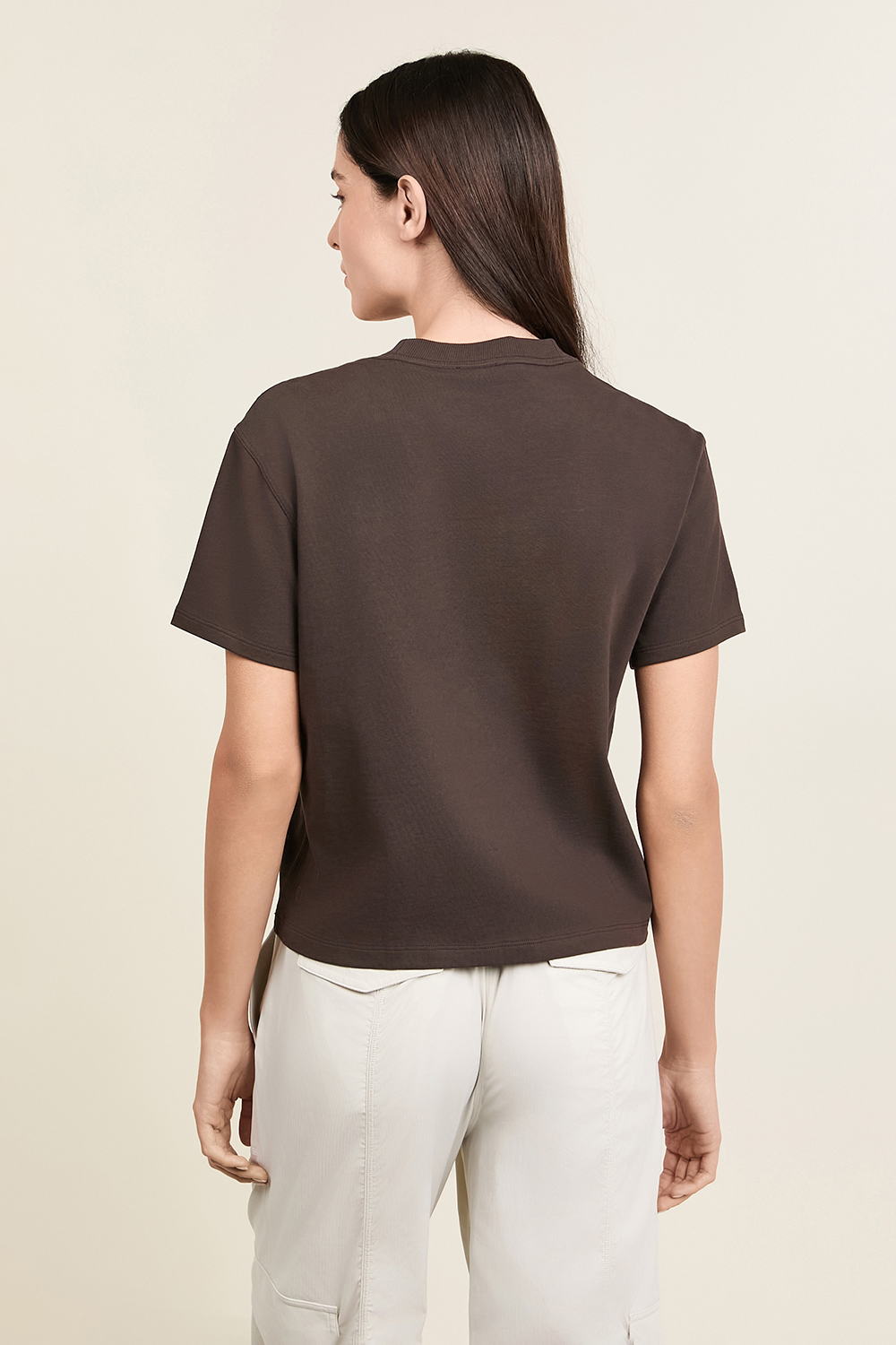 תמונת דוגמן אחורית של Relaxed-Fit Cotton Jersey T-Shirt