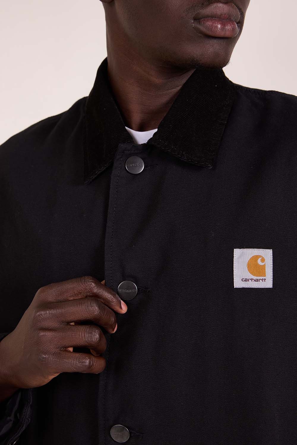 תמונת תקריב דוגמן של ז'קט ארוך