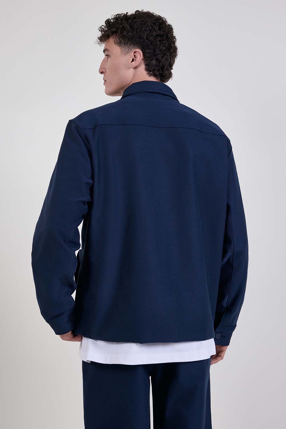 תמונת דוגמן אחורית של Utilitech Twill Chore Coat