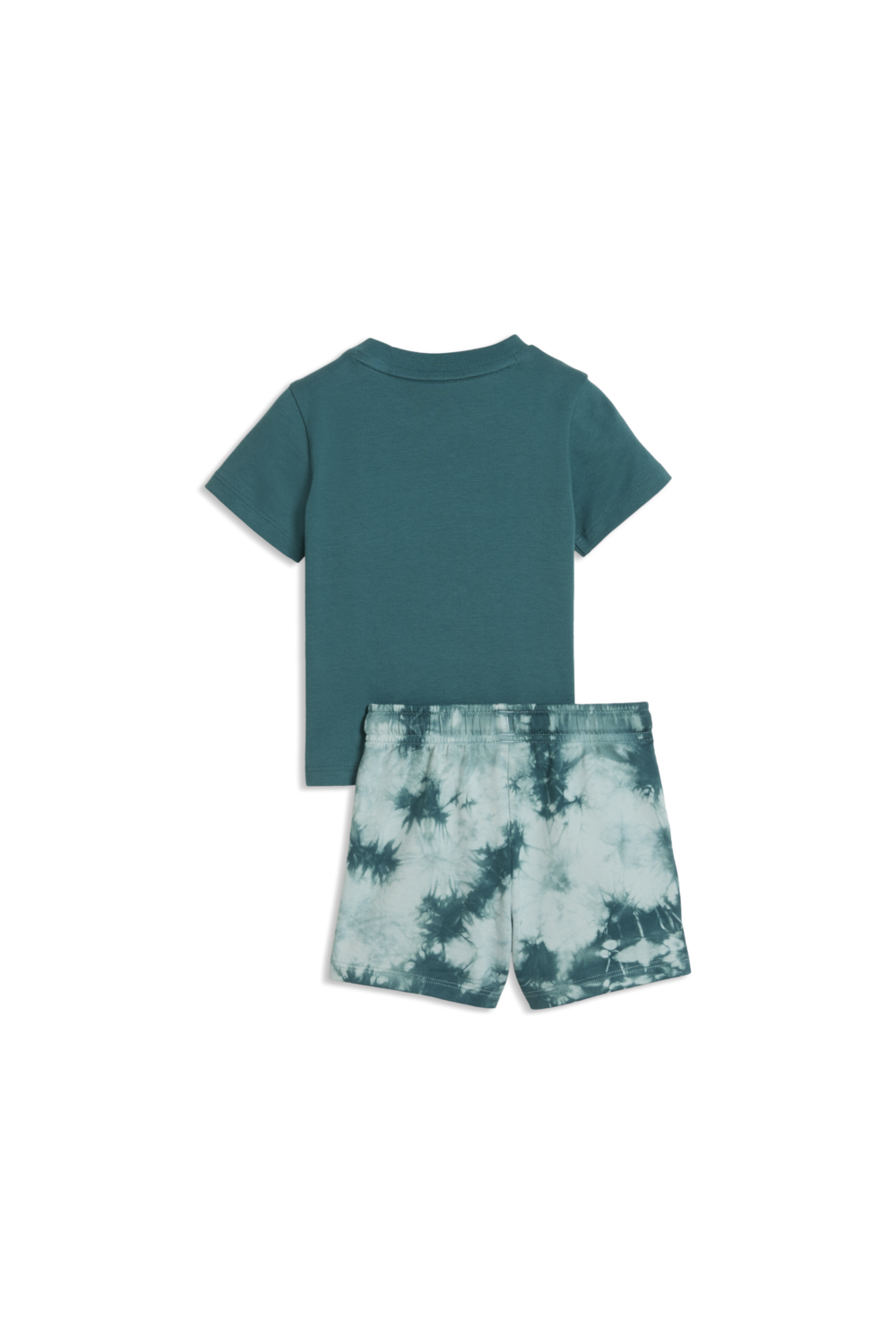 תמונה אחורית של סט חולצה ומכנסיים