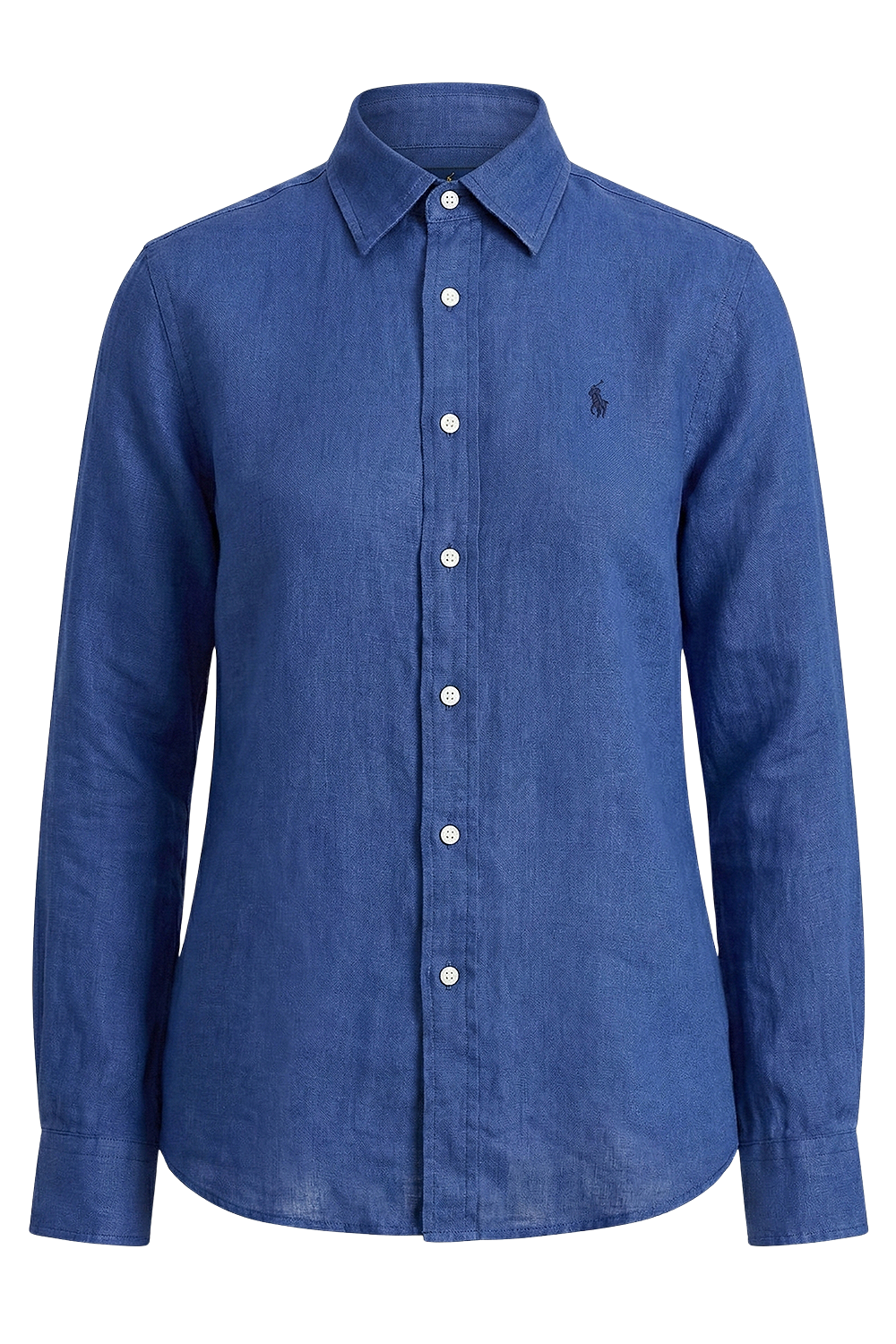 תמונה קידמית של חולצת כפתורים מפשתן