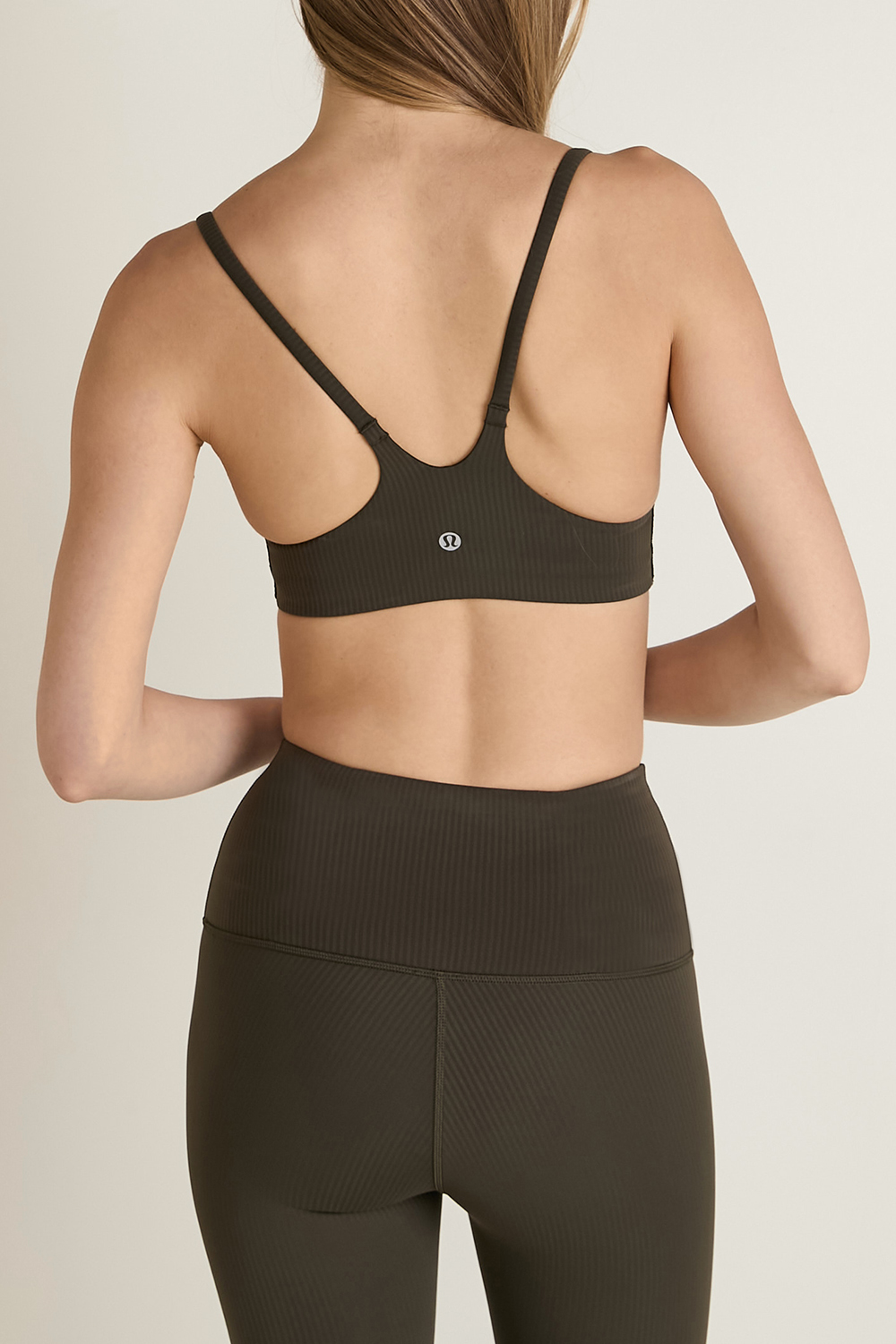 Wunder Train Strappy Racer Bra, A/B Cup Ribbed LULULEMON