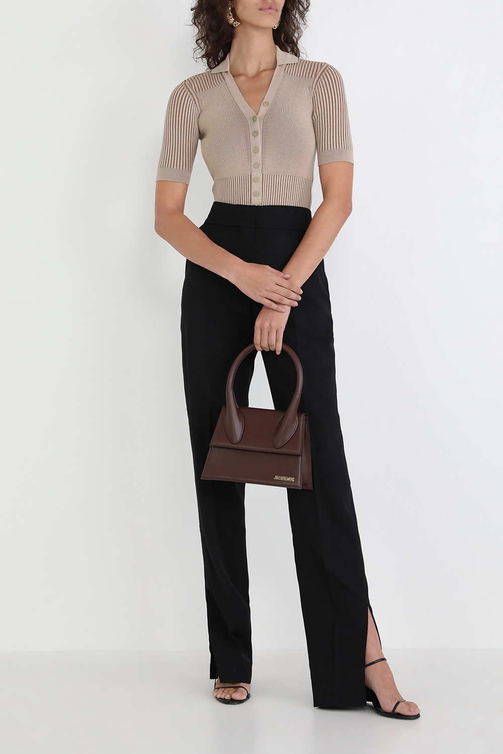 תמונת דוגמן קידמית של תיק לה גרנד צ`יקיטו חום