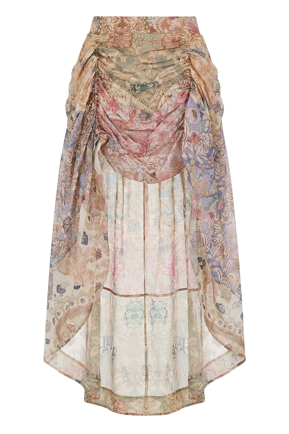 תמונה קידמית של חצאית מידי פשתן