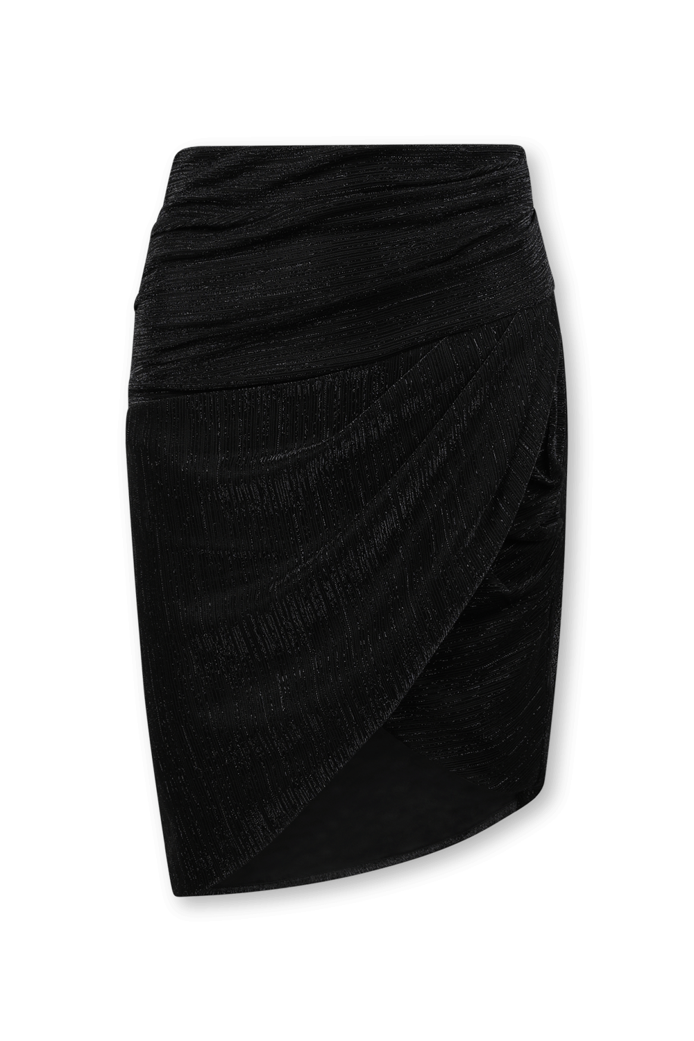 תמונה קידמית של חצאית מעטפה א-סימטרית