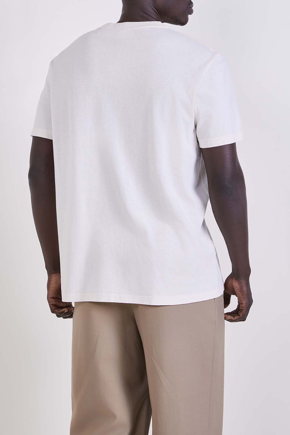 תמונת דוגמן אחורית של חולצת טי