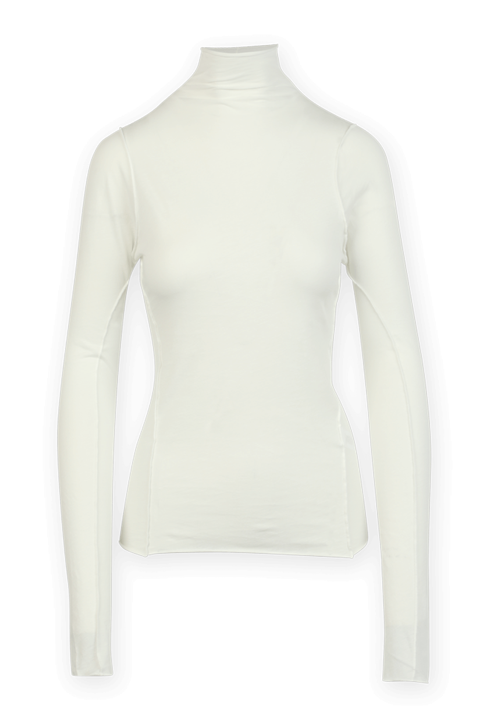 תמונה קידמית של חולצת גולף בגוון לבן