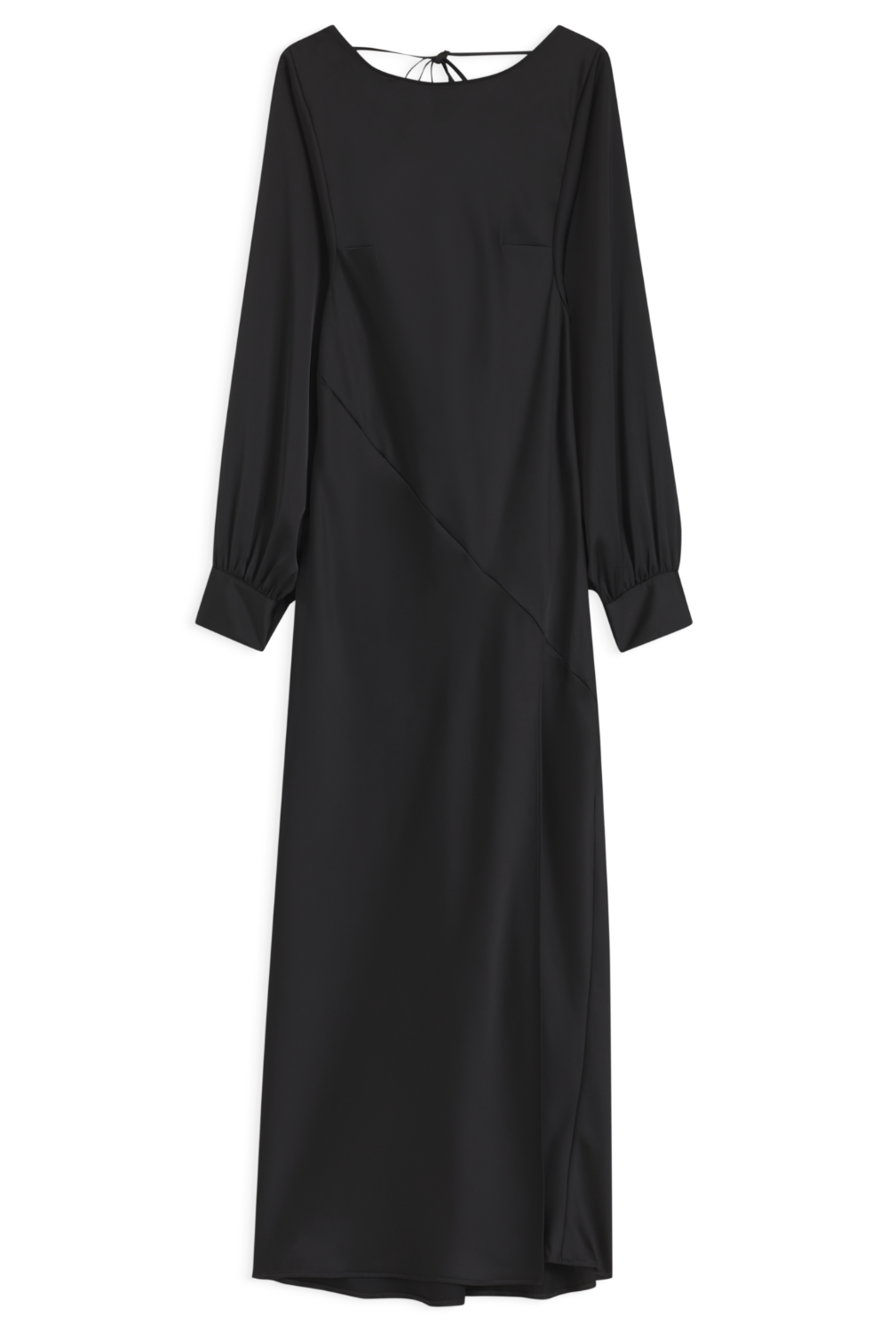 תמונה אחורית של שמלת מידי