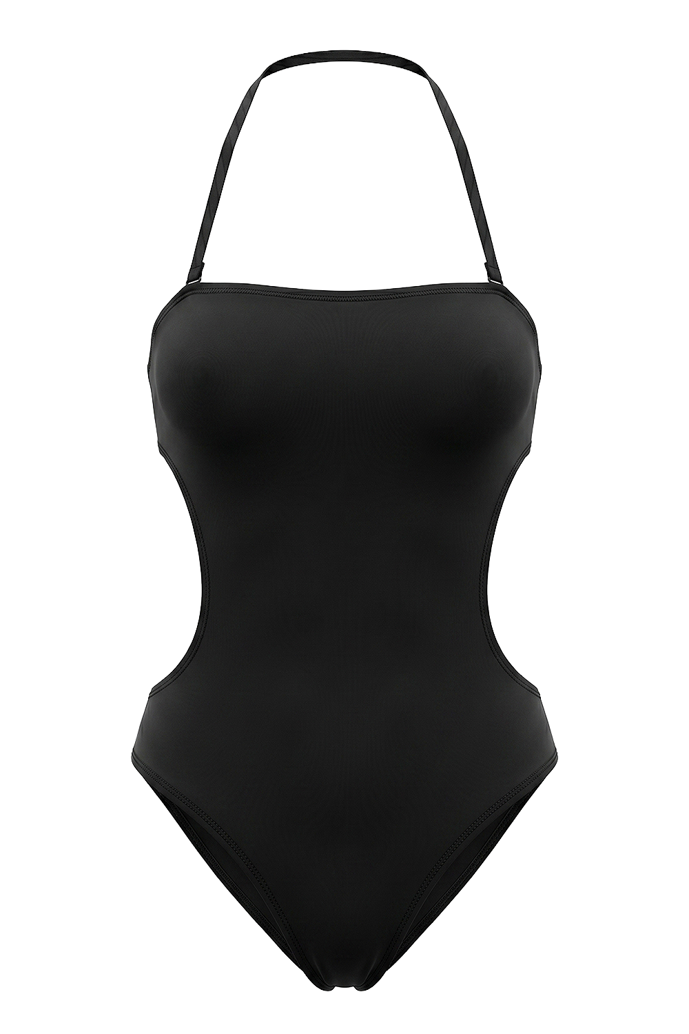 תמונה קידמית של בגד ים שלם סטרפלס