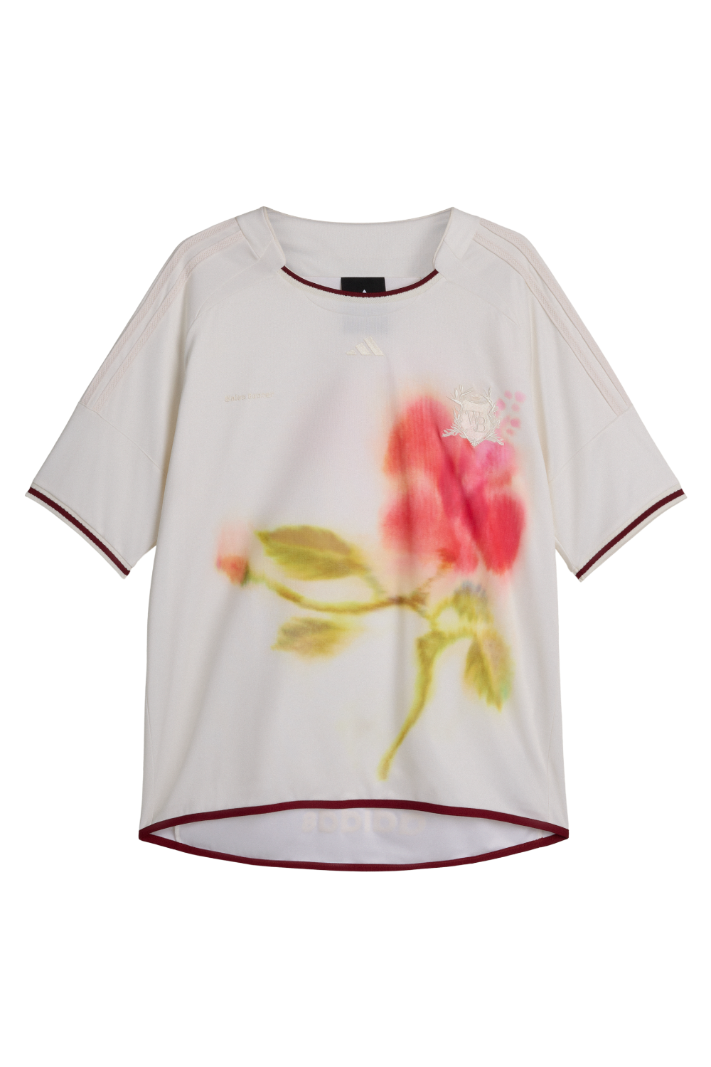 תמונה קידמית של חולצת כדורגל וויילס בונר X אדידס