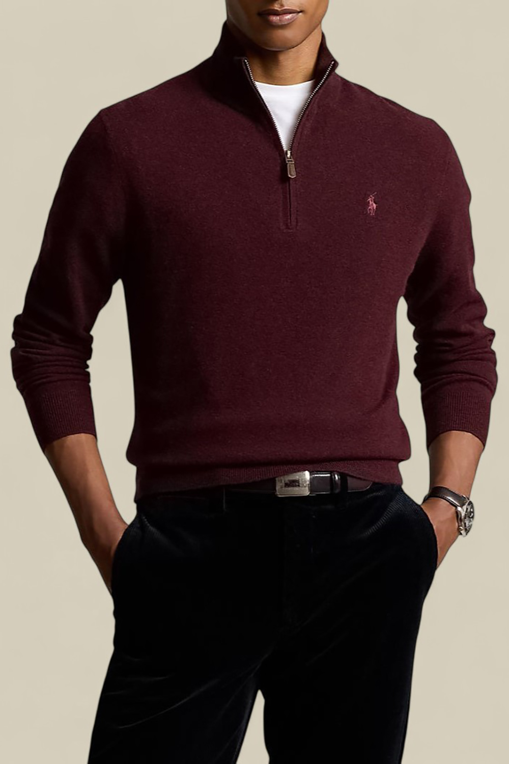 תמונת דוגמן קידמית של סריג צמר