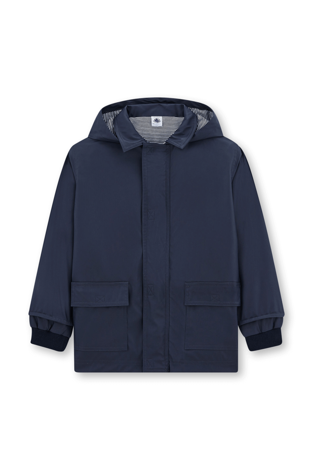 תמונה קידמית של גילאי 3-5 מעיל גשם בכחול