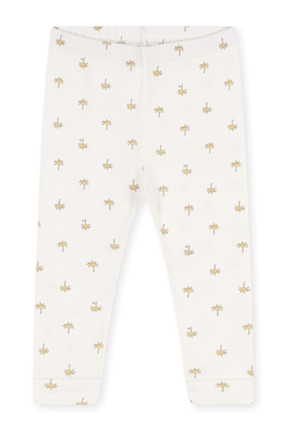 תמונה קידמית של מכנסי טייץ עם דקלים - גילאי 18-36 חודשים