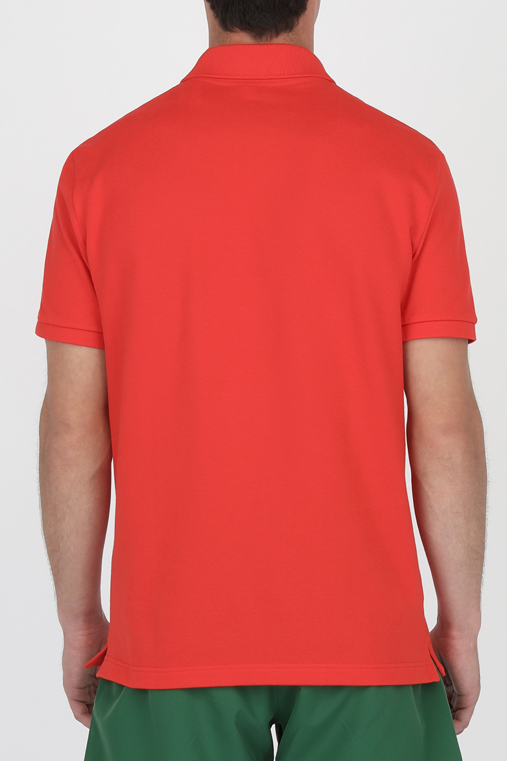 Slim Fit Polo Shirt in Red LACOSTE