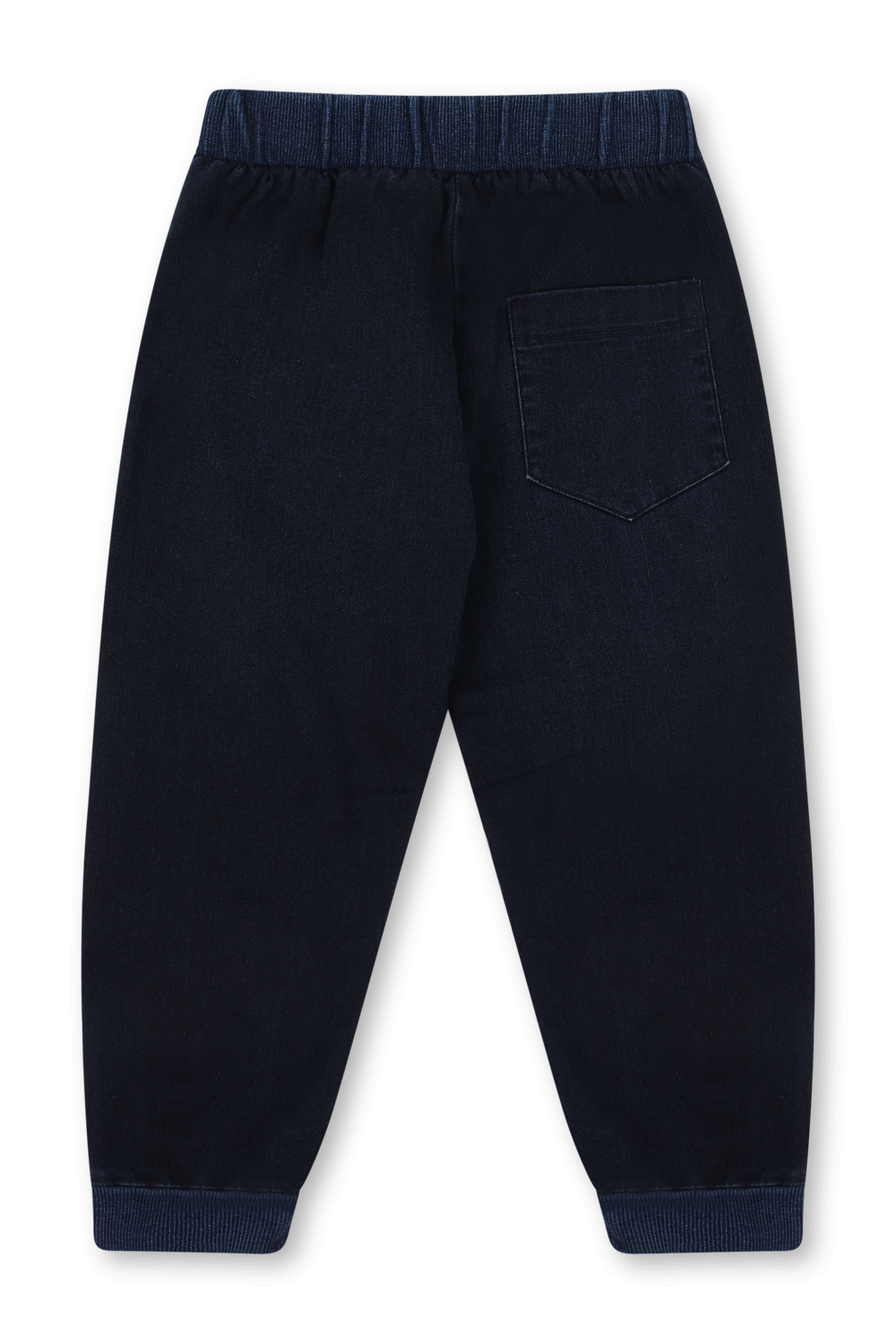 גילאי 8-14 מכנסיים ארוכים כחולים עם לוגו רקום VERSACE KIDS