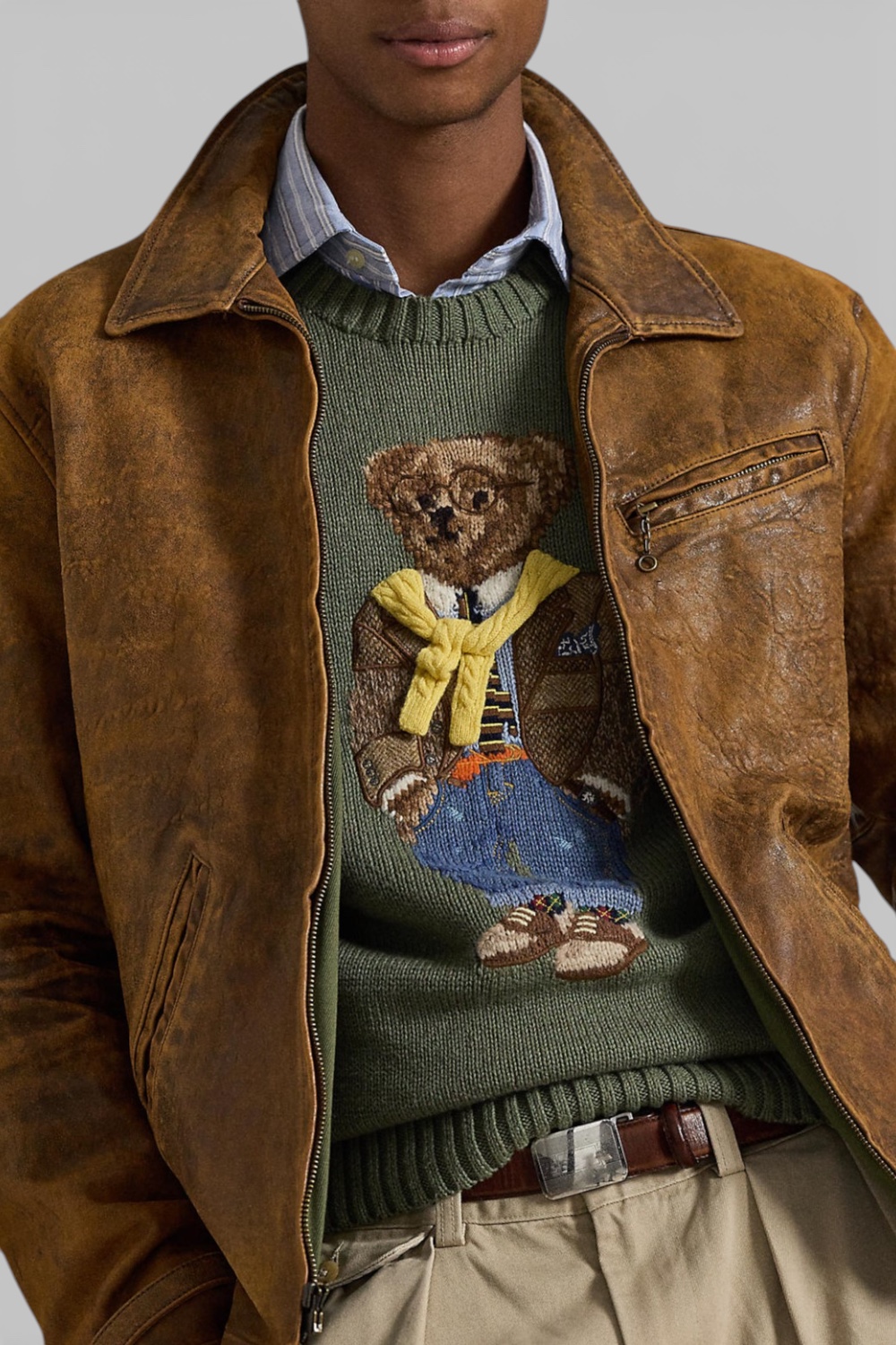 תמונת תקריב דוגמן של סריג