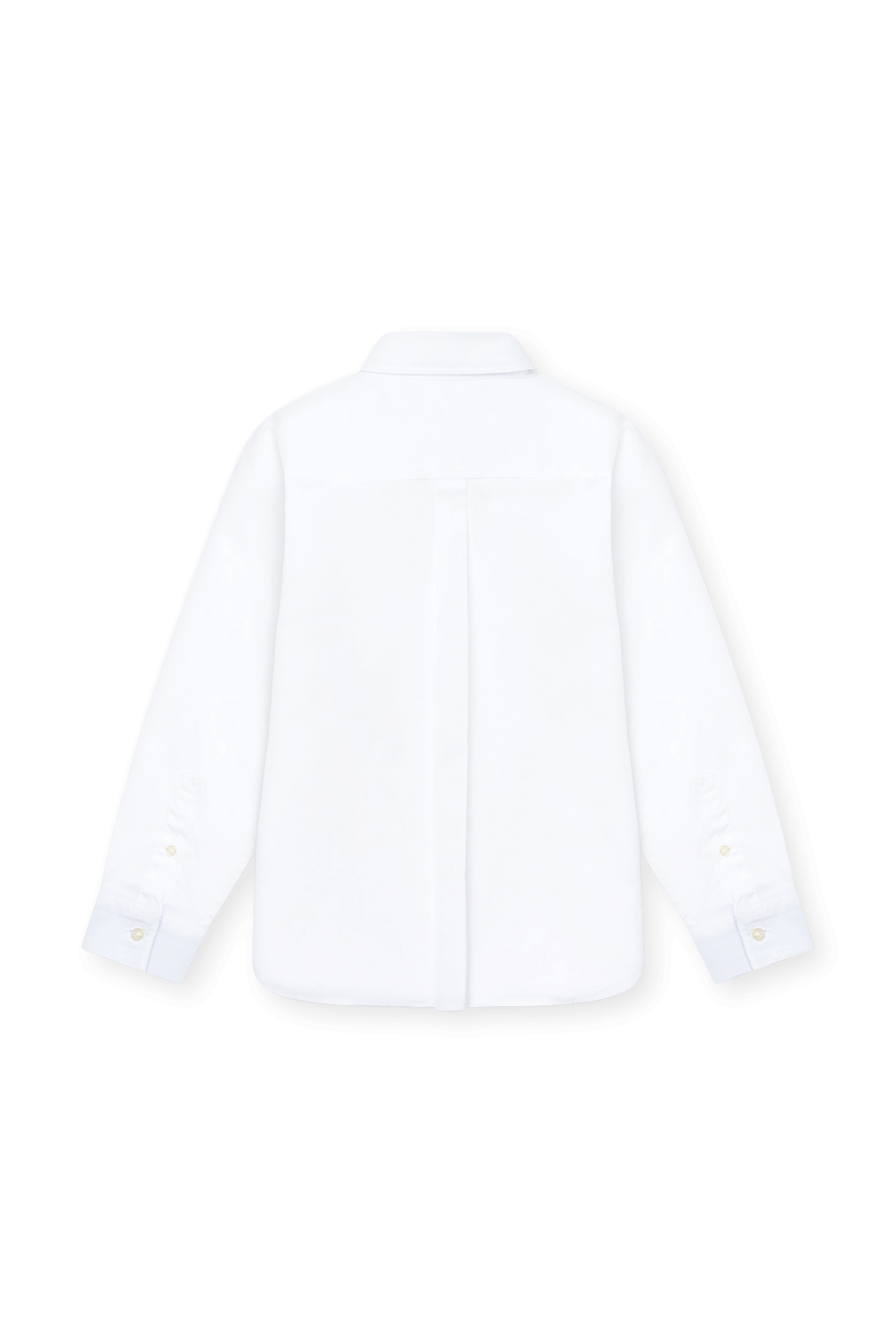 גילאי 4-14 חולצת כפתורים לבנה LACOSTE