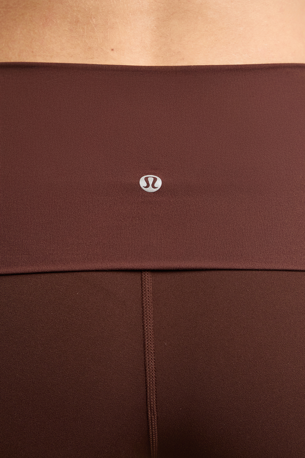 תמונת תקריב דוגמן של Groove Nulu Foldover-Waist Flared Pant