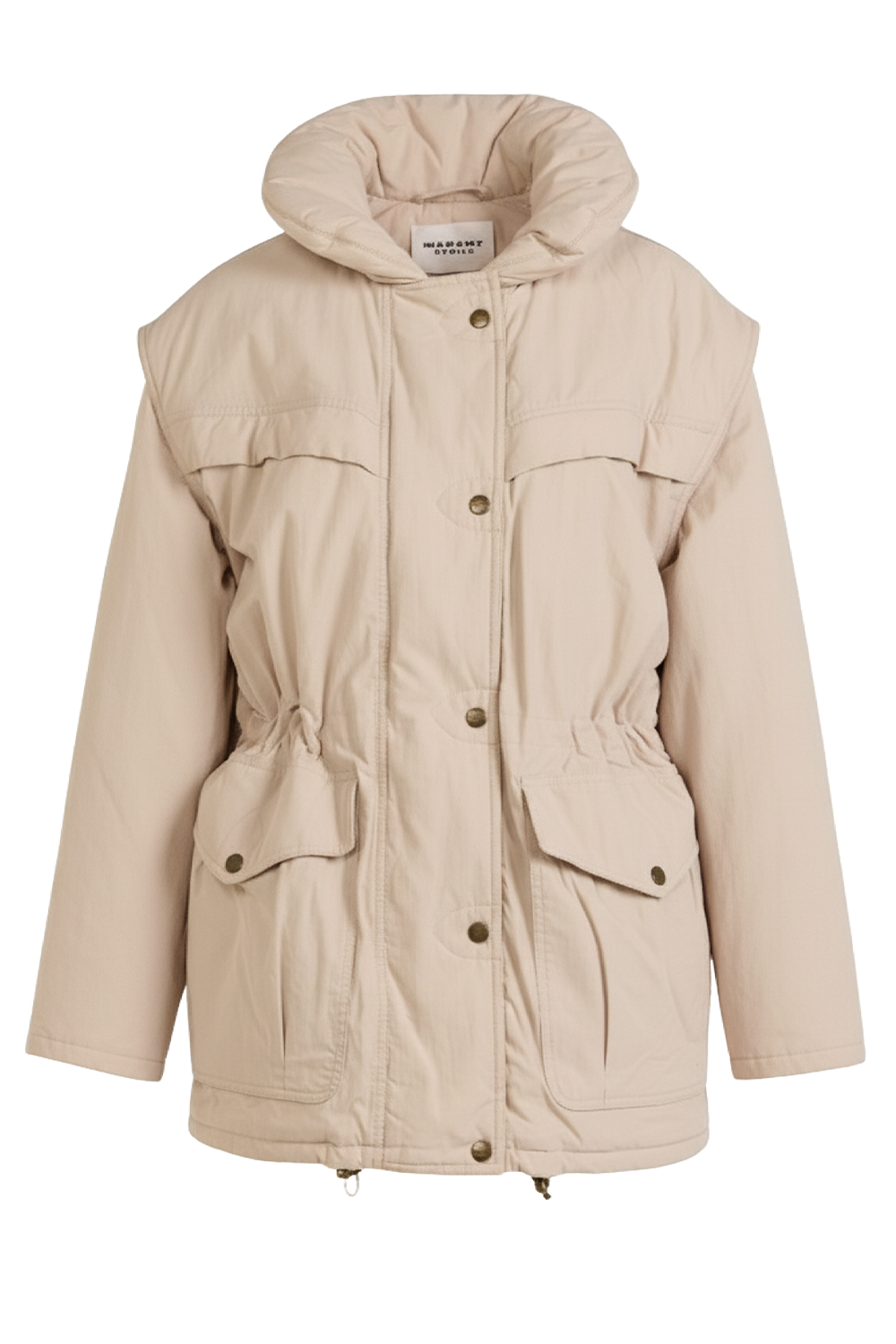 תמונה קידמית של מעיל פוך קל