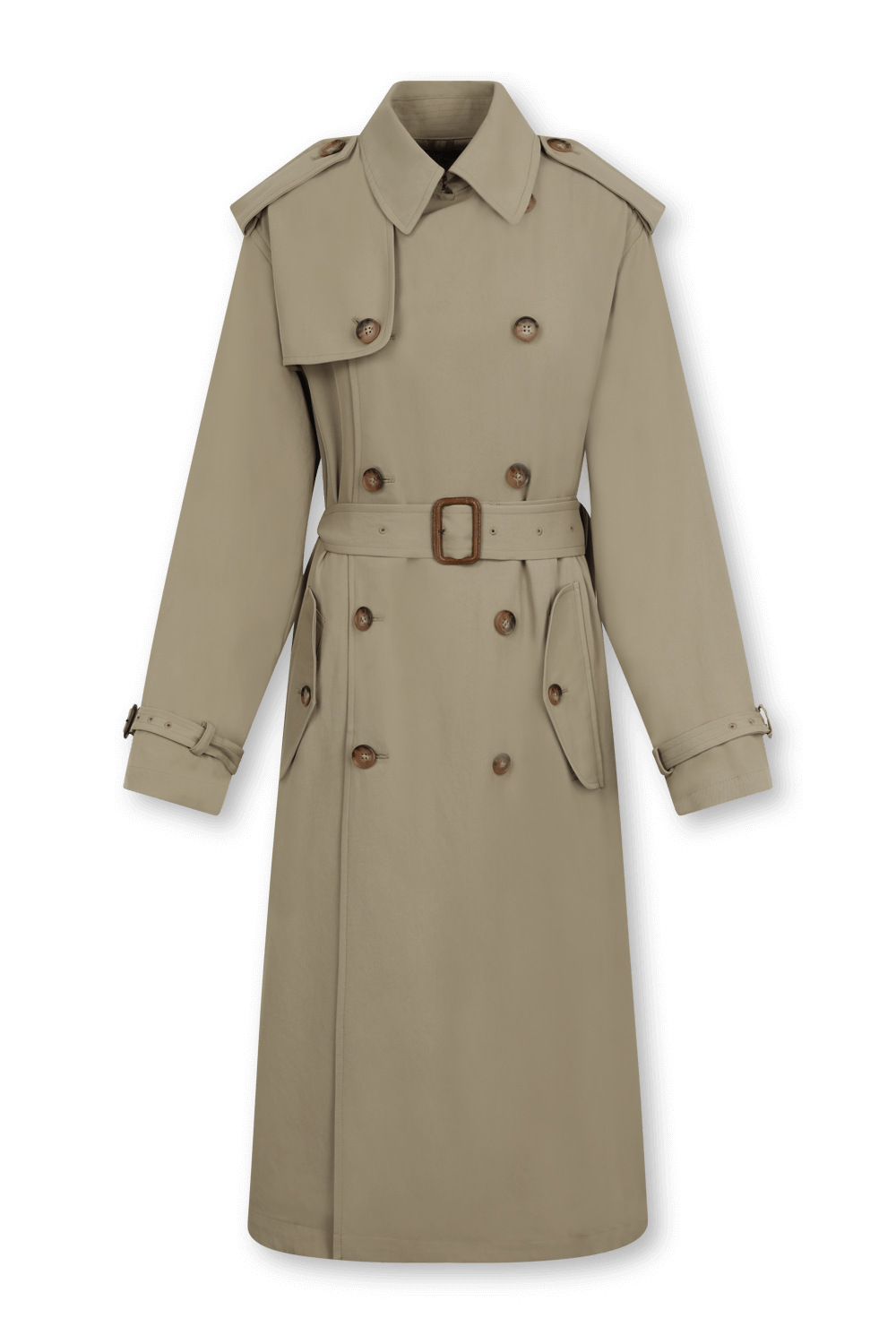 תמונה קידמית של מעיל טרנץ' קלאסי