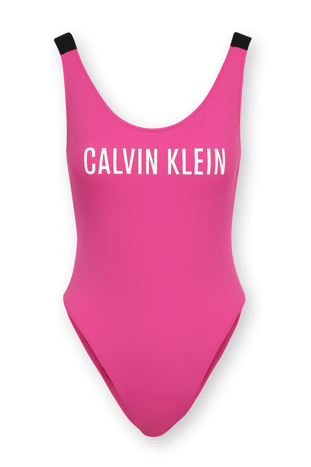 Low Back One Piece Swimsuit in Hot Pink CALVIN KLEIN