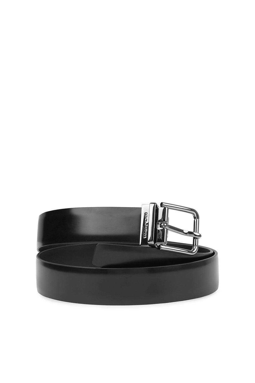 Classic Leather Belt in Black DOLCE & GABBANA