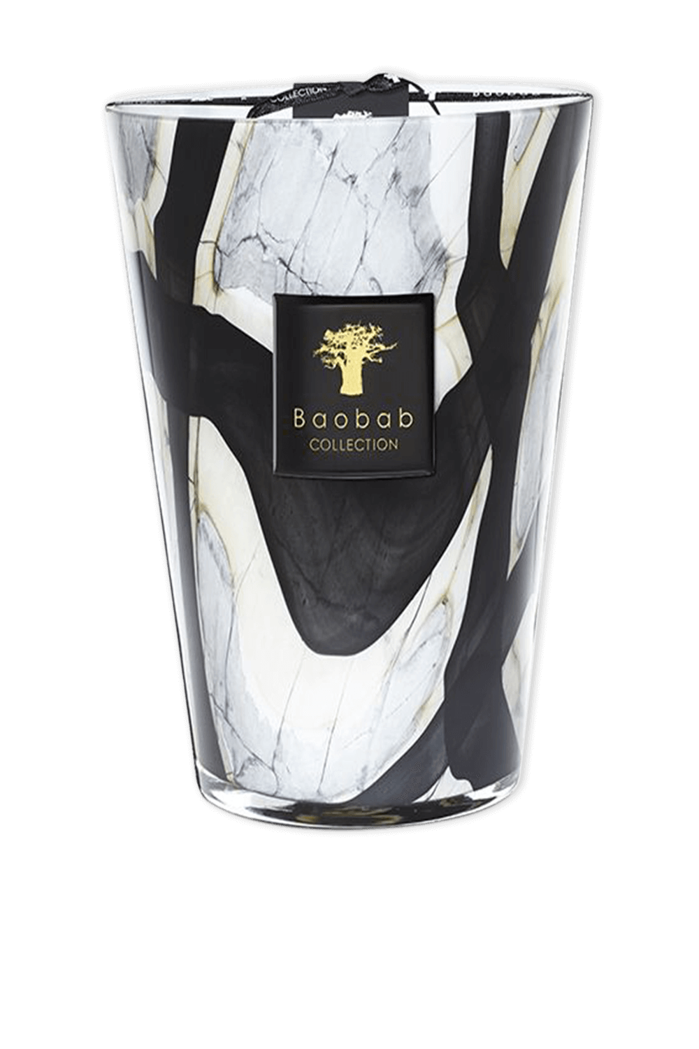 תמונה קידמית של נר אבני שיש ריחני בניחוח טוברוז- גובה 24 ס''מ