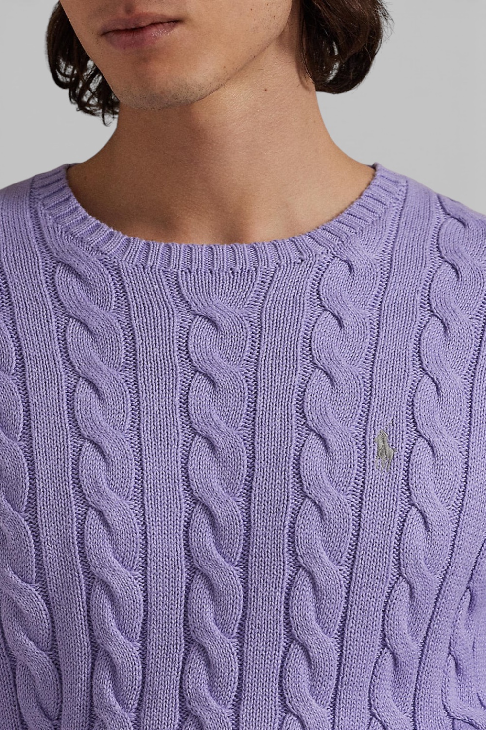 תמונת תקריב דוגמן של סריג כותנה