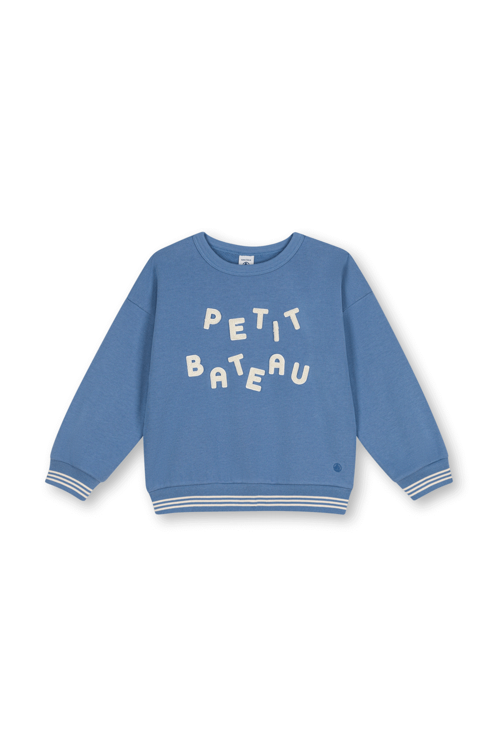 תמונה קידמית של סווטשירט עם צווארון מעוגל - גילאי 3-5 שנים