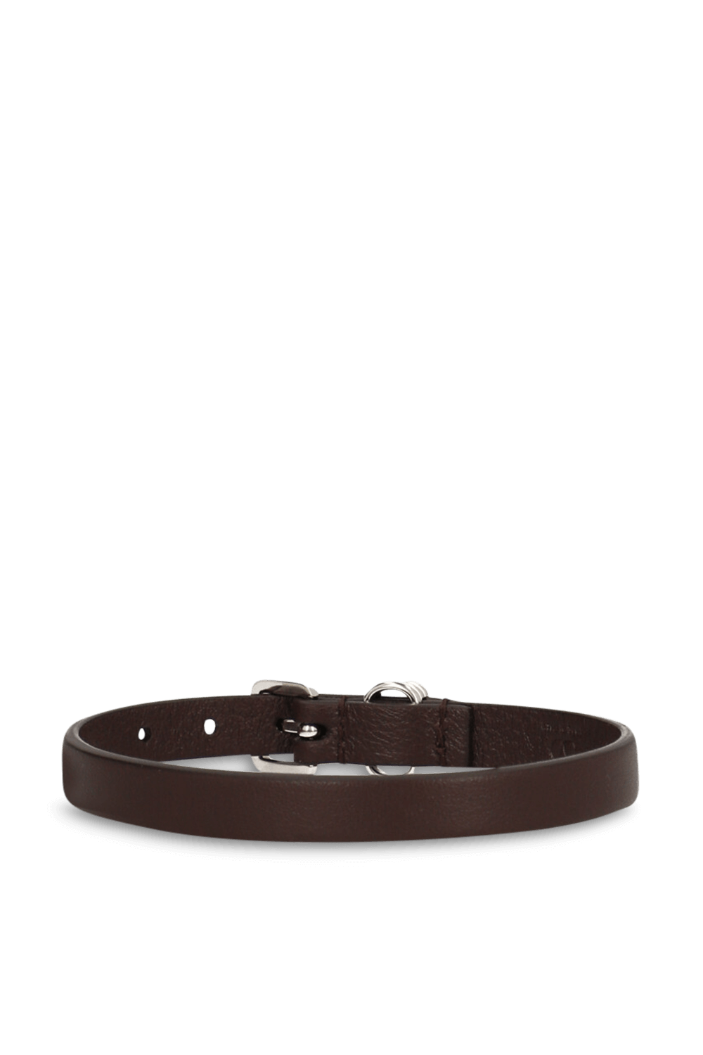 תמונה אחורית של צמיד עור