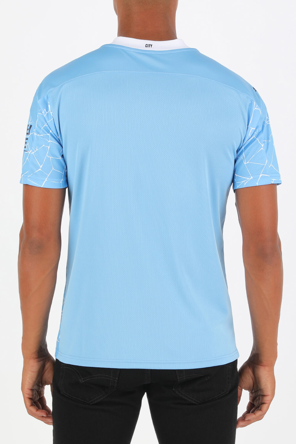 תמונת דוגמן אחורית של Manchester City FC  Home Shirt in Blue