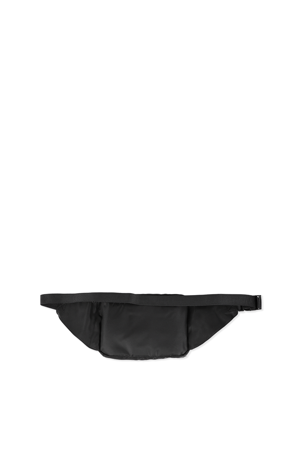 תמונה אחורית של תיק פאוץ` לוגו שחור