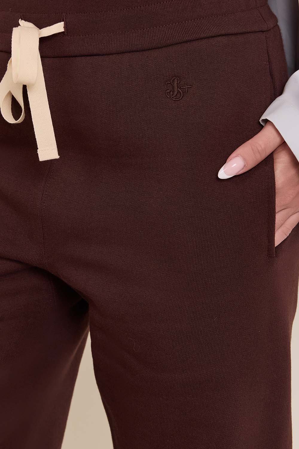 תמונת תקריב דוגמן של מכנסי ג'וג