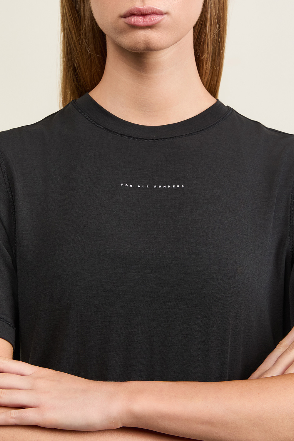 תמונת תקריב דוגמן של Jersey Training Short-Sleeve Run Graphic