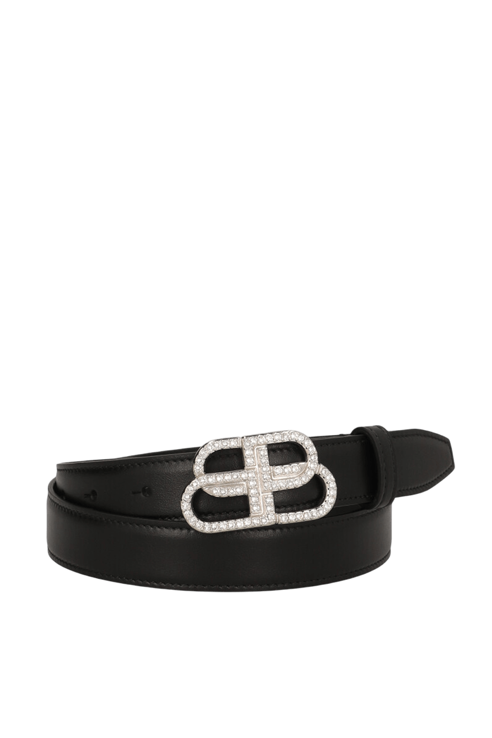 תמונת תקריב של חגורת עור