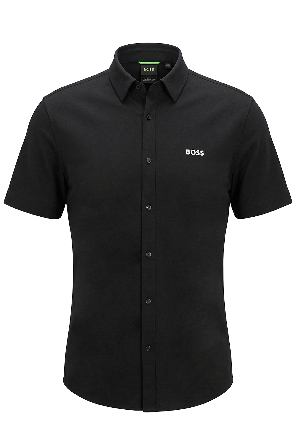 תמונה קידמית של חולצה מכופתרת שרוול קצר