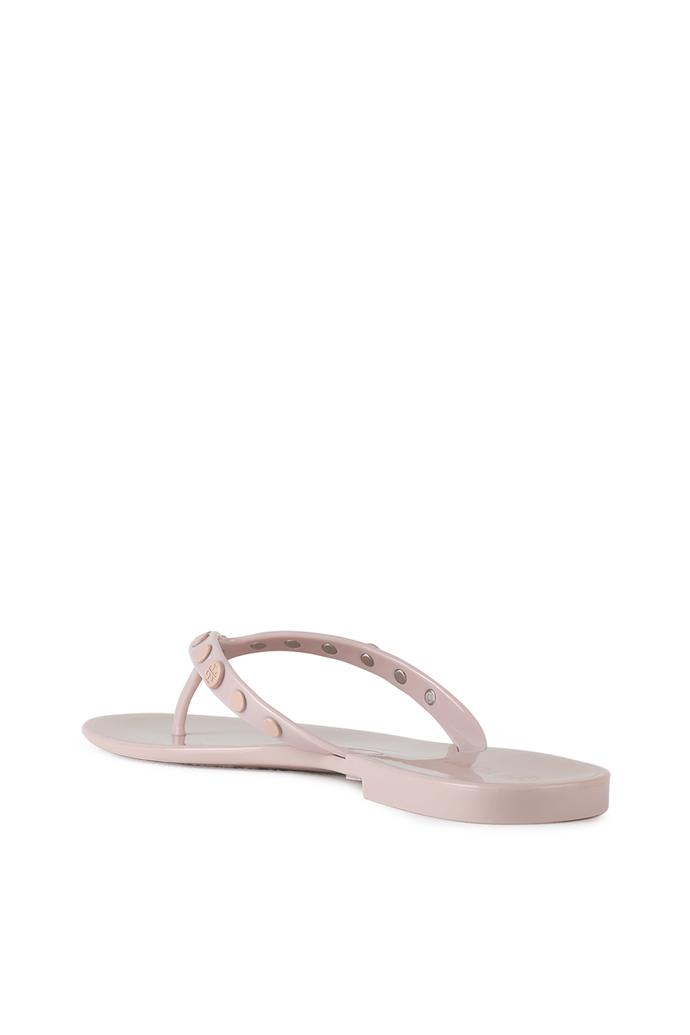 תמונה אחורית של כפכפי אצבע ג'לי עם ניטים