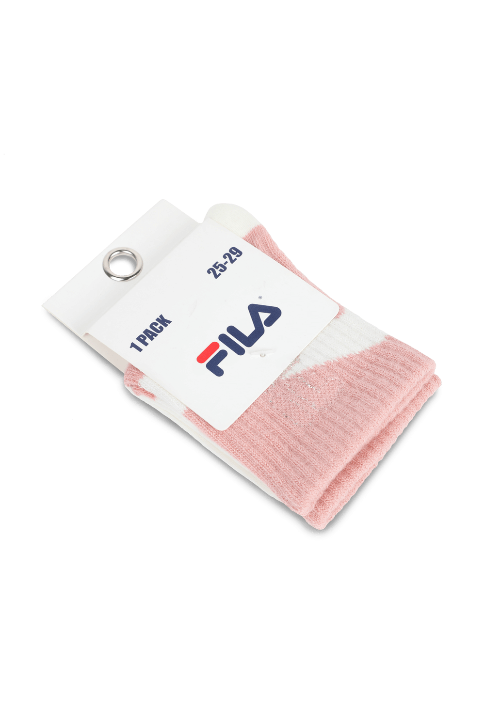 תמונה אחורית של מידות 25-39 גרביים קלאסיות בגווני ורוד ולבן